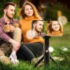 Selfie stick vezeték nélküli távirányítóval és állvánnyal K07 fekete