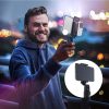 Selfie stick vezeték nélküli távirányítóval és állvánnyal K07 fekete