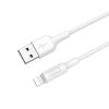 HOCO kábel USB A to Lightning 2A X25 1 m fehér