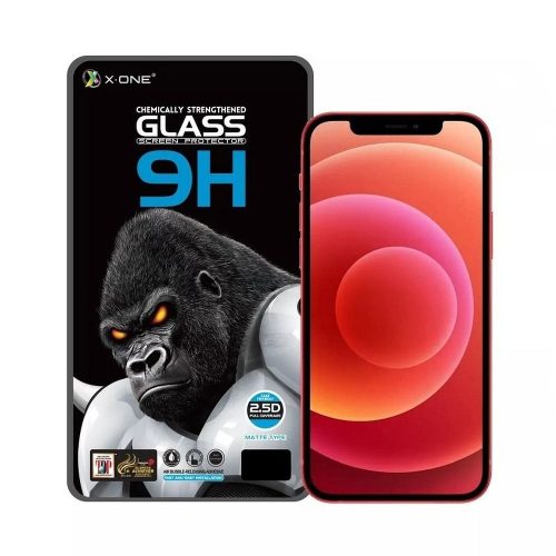 X-ONE Full Cover Extra Strong Mate - iPhone 11 Pro Max-hoz (teljes ragasztós) edzett üveg 9H