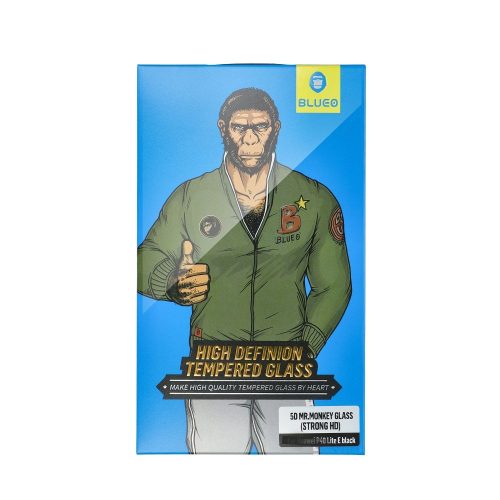 5D Mr. Monkey üveg - Apple iPhone SE 2020 fekete (Strong HD)