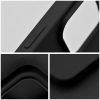 SILICONE tok IPHONE X-hez fekete