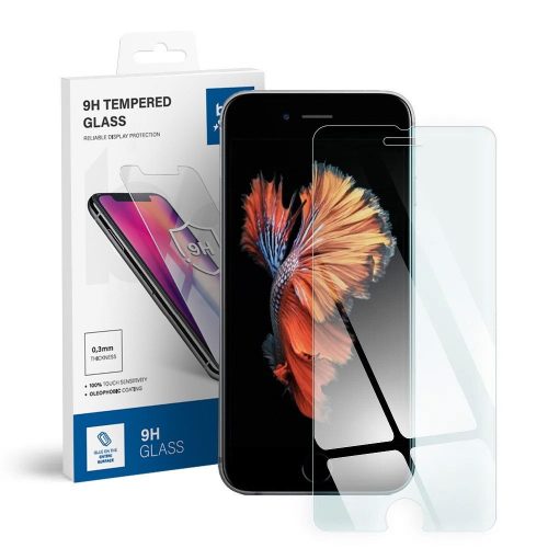Edzett üveg kék Star - IPHONE 6