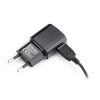 kék STAR travel Töltő 1A 5W USB A + cable USB A to Micro USB TFK-TC-1100B fekete