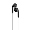 Vezetékes fülhallgató Jack 3,5 mm mikrofonnal Androiddal kompatibilis NEW BOX HR-ME25 fekete