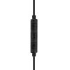 Vezetékes fülhallgató Jack 3,5 mm mikrofonnal Androiddal kompatibilis NEW BOX HR-ME25 fekete