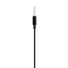 Vezetékes fülhallgató 3,5 mm jack csatlakozóval, mikrofonnal, kompatibilis az IPHONE készülékekkel. Új dobozos HR-ME25 fekete.