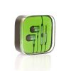 Fülhallgató Jack 3,5 mm mikrofonnal Mi metal box lime
