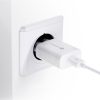 CELL F-ENERGY TFK-TC-1099 utazó töltő USB A + USB A - Type C kábel QC3.0 2,4A 18W fehér