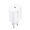 CELL F-ENERGY TFK-TC-20WPD utazótöltő Type C + Type C to Lightning PD QC4.0 3A 20W fehér kábel