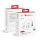 Multifunction charger Forcell F-Energy 4in1 2 x USB A + USB C 15W + power bank 8000mAh + wireless charging white