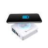 Multifunction charger Forcell F-Energy 4in1 2 x USB A + USB C 15W + power bank 8000mAh + wireless charging white