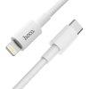HOCO kábel Type C to Lightning PD 3A 20W X56 1 m fehér