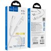 HOCO kábel Type C to Lightning PD 3A 20W X56 1 m fehér