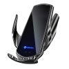 FORCELL car holder with wireless charging automatic sensor + magnetic adapters HS1 15W black