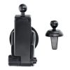 FORCELL car holder with wireless charging automatic sensor + magnetic adapters HS1 15W black