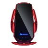 CELL F-GRIP automata autós telefontartó szélvédőre / légbefúvóra vezeték nélküli töltéssel Qi 15W piros