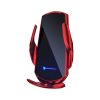 CELL F-GRIP automata autós telefontartó szélvédőre / légbefúvóra vezeték nélküli töltéssel Qi 15W piros