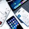 kék STAR utazó töltő Type C + kábel Type C to Lightning PD QC4.0 3A 18W TFK-TC-1099C fehér