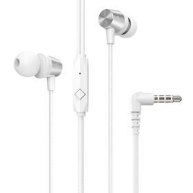 HOCO fülhallgató Jack 3,5 mm mikrofonnal M79 fehér