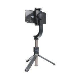   Önkioldós bot vezeték nélküli távirányítóval, stabilizátorral ellátott tripod GIMBAL SSTR-L08 fekete