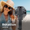 Önkioldós bot vezeték nélküli távirányítóval, stabilizátorral ellátott tripod GIMBAL SSTR-L08 fekete