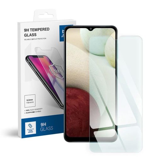Edzett üveg kék Star - SAMSUNG Galaxy A12
