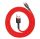 BASEUS kábel USB A - Lightning 1,5A Cafule CALKLF-C09 2 m piros