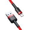BASEUS kábel USB A - Lightning 1,5A Cafule CALKLF-C09 2 m piros