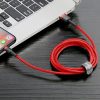 BASEUS kábel USB A - Lightning 1,5A Cafule CALKLF-C09 2 m piros