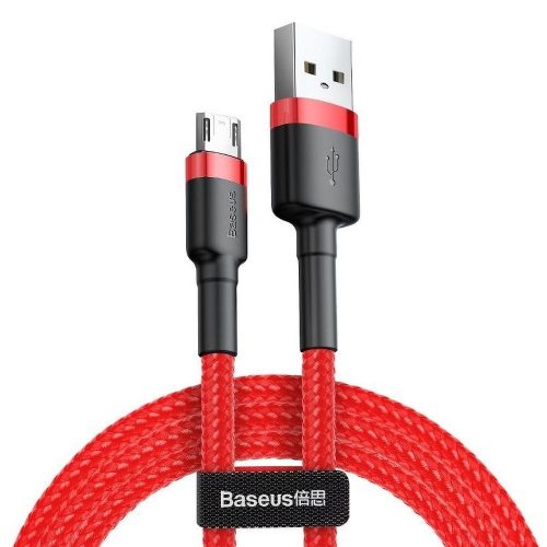 BASEUS kábel USB A - Micro USB 2A Cafule CAMKLF-B09 1 m piros fekete
