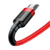 BASEUS kábel USB A - Micro USB 2A Cafule CAMKLF-B09 1 m piros fekete
