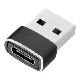 Adaptor Type C (női) USB A (férfi) fekete