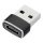 Adaptor Type C (női) USB A (férfi) fekete