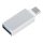 Adaptor OTG USB A 3.0 (női) to Typ C (férfi) fehér