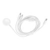 Cable 3in1 Type C to 2 x Lightning / Apple Watch 3W 2A C3168 1,2 m fehér