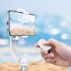 Önkioldós bot vezeték nélküli távirányítóval és stabilizátorral ellátott tripod GIMBAL SSTR-L08 fehér