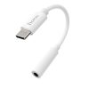 Adapter AUX USB C to Jack 3,5 mm Hoco LS30 white