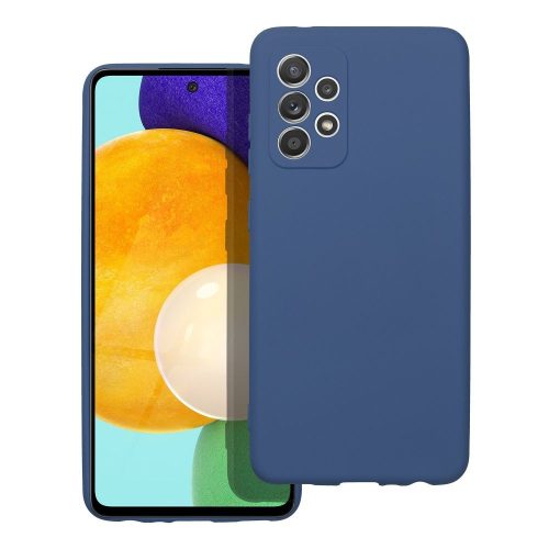 SILICONE tok SAMSUNG A52 5G / A52 LTE ( 4G ) / A52S készülékhez kék színben