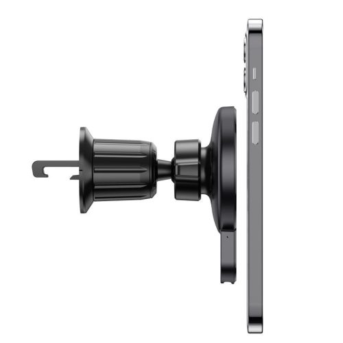 HOCO autós tartó vezeték nélküli töltéssel kompatibilis MagSafe légbefúvóra 15W CA85 fekete