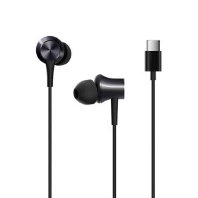   XIAOMI epiroseti vezetékes fülhallgató Typ C mikrofonnal HSEJ04WM fekete bliszterben