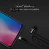 XIAOMI epiroseti vezetékes fülhallgató Typ C mikrofonnal HSEJ04WM fekete bliszterben