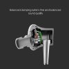XIAOMI epiroseti vezetékes fülhallgató Typ C mikrofonnal HSEJ04WM fekete bliszterben