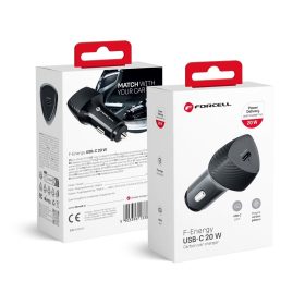   CELL F-ENERGY Carbon CC50-1C autós töltő Type C PD 3A 20W fekete