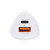 CELL F-ENERGY Carbon CC50-1A1C autós töltő Type C + USB A PD QC3.0 3A 38W fehér
