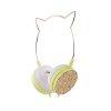 Vezetékes fejhallgató Jack 3,5 mm mikrofonnal CAT EAR YLFS-22 arany