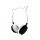 Vezetékes fejhallgató Jack 3,5 mm mikrofonnal CAT EAR YLFS-22 fekete