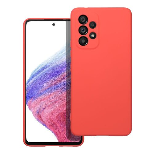 SILICONE tok SAMSUNG A53 5G készülékhez őszibarack színben