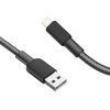 HOCO cable USB A to Lightning 2,4A X69 1 m fekete fehér