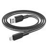 HOCO kábel USB A - Mikro USB 2,4A X69 1 m fekete fehér